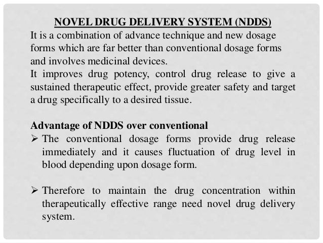 Novel Drug Delivery System Pdf